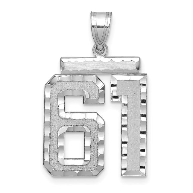 14k White Gold Jewelry Style WLN61 - Classique Jewelry Inc.