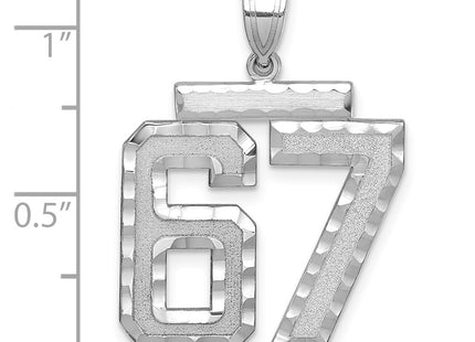 14k White Gold Jewelry Style WLN67 - Classique Jewelry Inc.