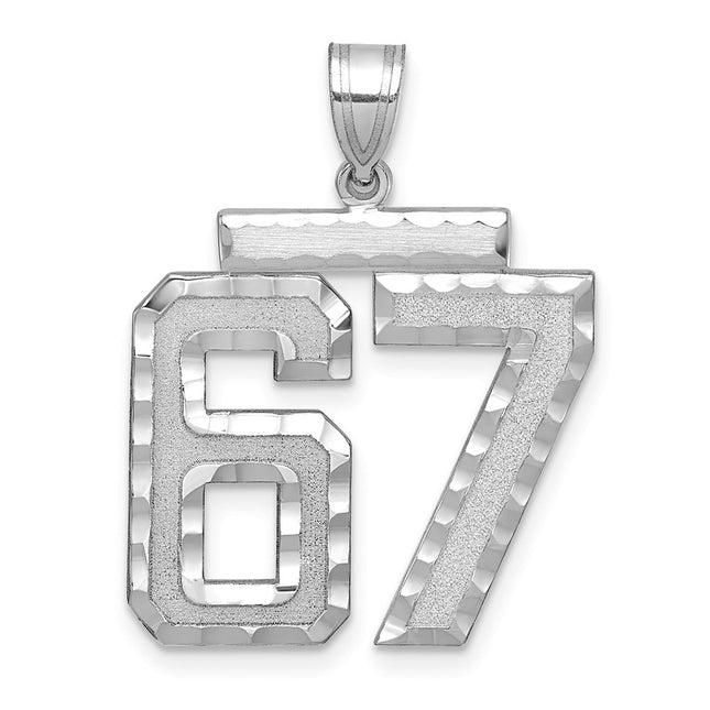 14k White Gold Jewelry Style WLN67 - Classique Jewelry Inc.