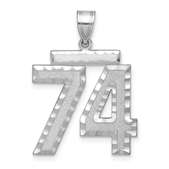14k White Gold Jewelry Style WLN74 - Classique Jewelry Inc.