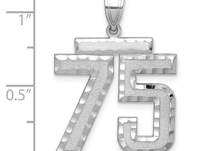 14k White Gold Jewelry Style WLN75 - Classique Jewelry Inc.