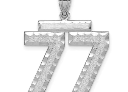 14k White Gold Jewelry Style WLN77 - Classique Jewelry Inc.