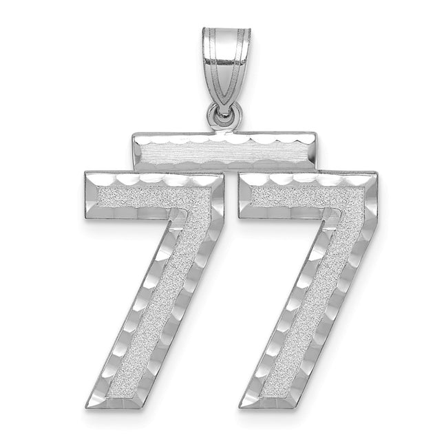 14k White Gold Jewelry Style WLN77 - Classique Jewelry Inc.