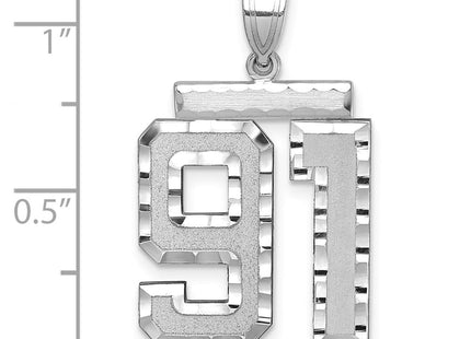 14k White Gold Jewelry Style WLN91 - Classique Jewelry Inc.