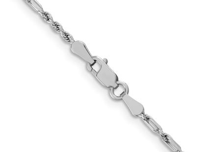 14k White Gold Chains Style WMIL030 - Classique Jewelry Inc.