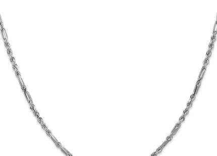 14k White Gold Chains Style WMIL045 - Classique Jewelry Inc.