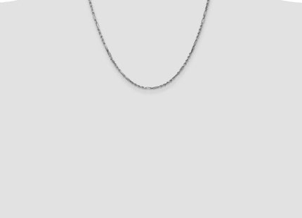 14k White Gold D/C Milano Rope Chain (Style WMIL045-20)