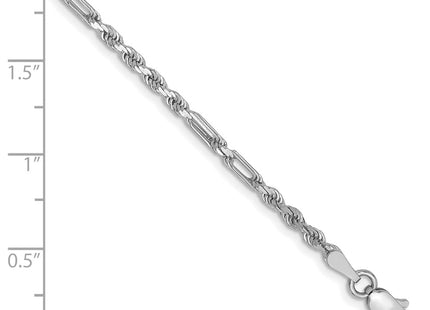 14k White Gold Chains Style WMIL045 - Classique Jewelry Inc.