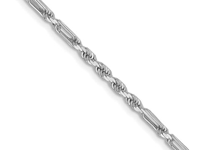 14k White Gold Chains Style WMIL045 - Classique Jewelry Inc.