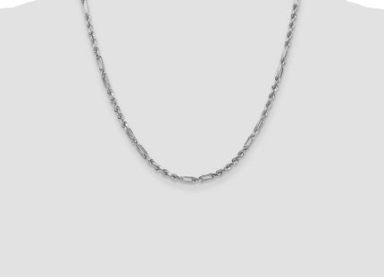 14k White Gold Chains Style WMIL060 - Classique Jewelry Inc.