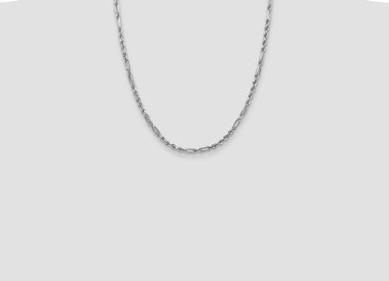 14k White Gold D/C Milano Rope Chain (Style WMIL060-22)