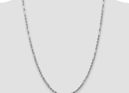 14k White Gold Chains Style WMIL060 - Classique Jewelry Inc.