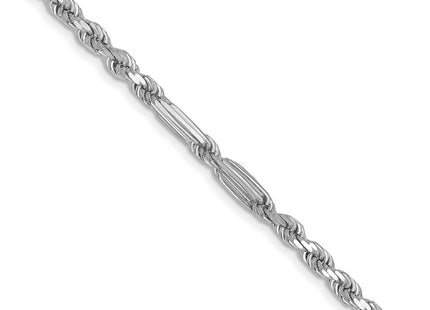 14k White Gold Chains Style WMIL060 - Classique Jewelry Inc.