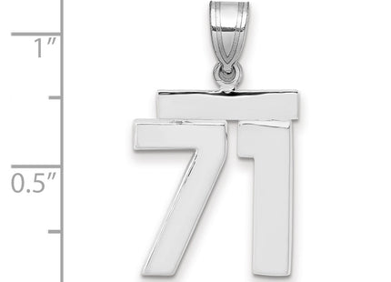 14k White Gold Jewelry Style WMP71 - Classique Jewelry Inc.