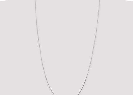 14K White Gold Octagonal Snake with Lobster Clasp Chain (Style WOS060-30)