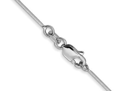 14k White Gold Chains Style WOS080 - Classique Jewelry Inc.