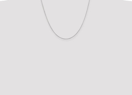 14K White Gold Octagonal Snake with Lobster Clasp Chain (Style WOS080-20)