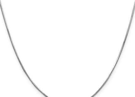 14k White Gold Chains Style WOS100 - Classique Jewelry Inc.