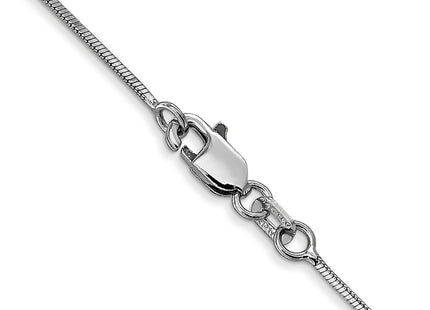 14k White Gold Chains Style WOS100 - Classique Jewelry Inc.