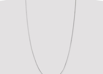 14K White Gold Octagonal Snake with Lobster Clasp Chain (Style WOS100-30)