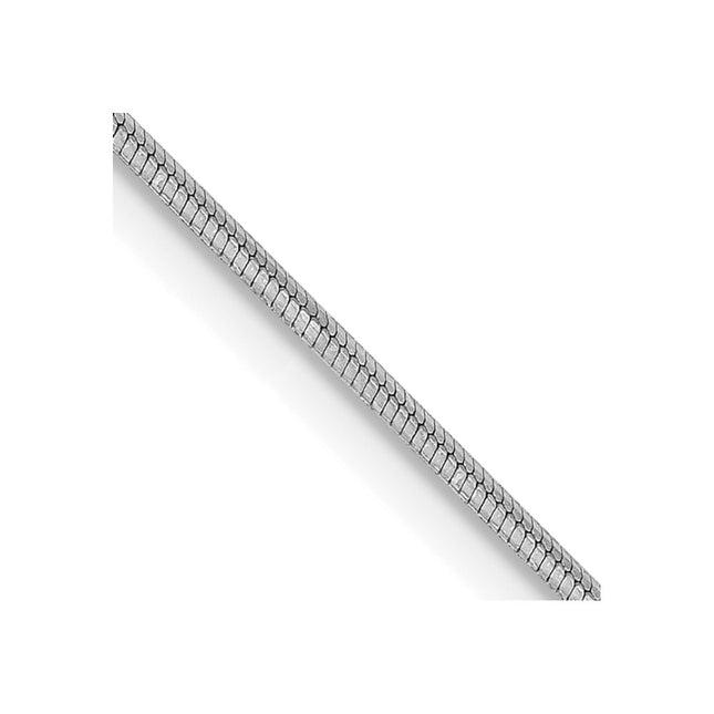 14k White Gold Chains Style WOS100 - Classique Jewelry Inc.