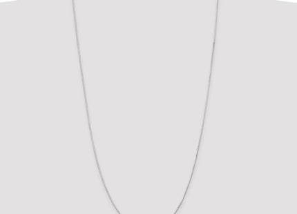 14K White Gold Octagonal Snake with Lobster Clasp Chain (Style WOS120-30)