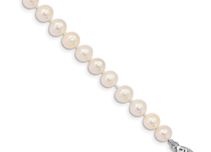 14k White Gold Bracelets Style WPN050W - Classique Jewelry Inc.