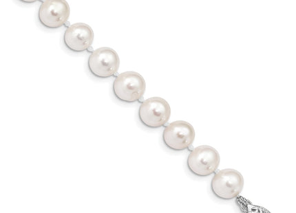 14k White Gold Bracelets Style WPN060W - Classique Jewelry Inc.
