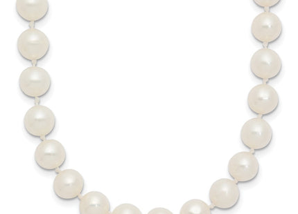 14k 6- White Near-Round Freshwater Cultured Pearl Bracelet