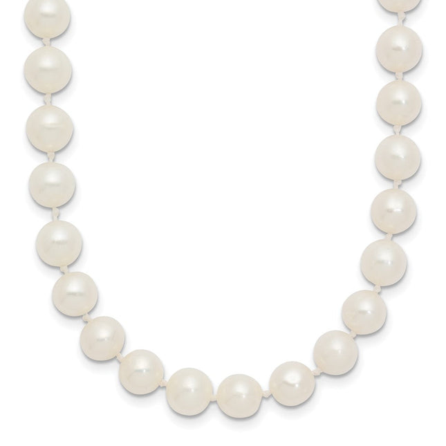 14k 6- White Near-Round Freshwater Cultured Pearl Bracelet