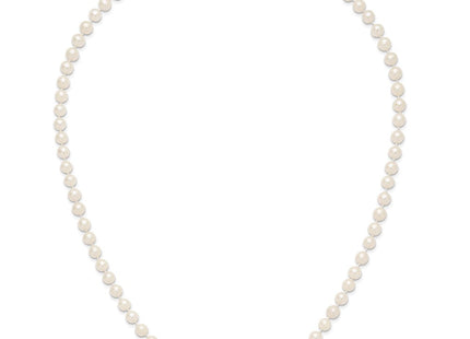 14K gold pearl necklace, further view