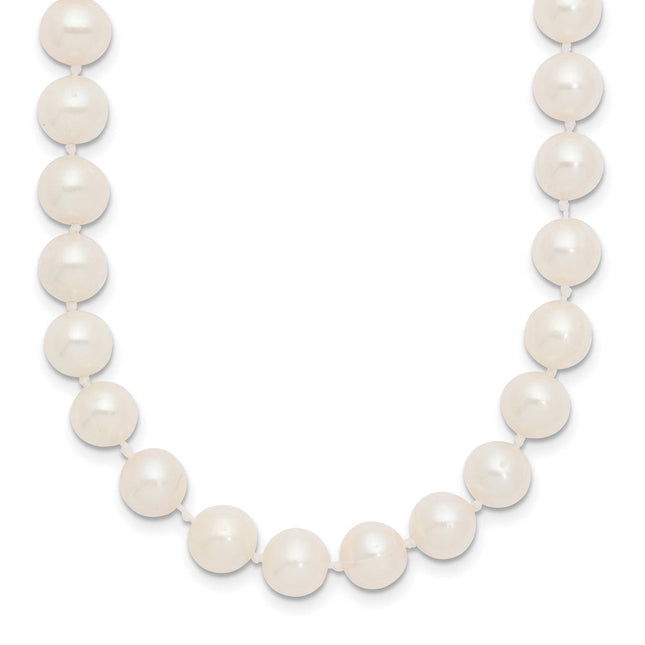 14k 7- White Near-Round Freshwater Cultured Pearl Bracelet