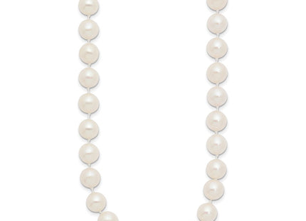 14k 8- White Near-Round Freshwater Cultured Pearl Bracelet