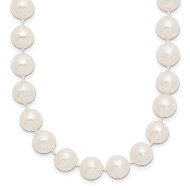 14k 8- White Near-Round Freshwater Cultured Pearl Bracelet