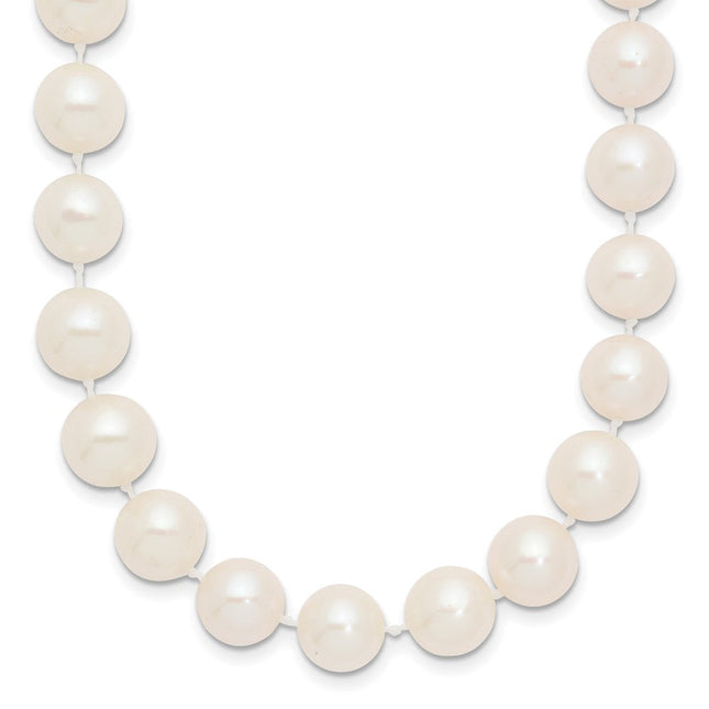 14k 9- White Near-Round Freshwater Cultured Pearl Bracelet
