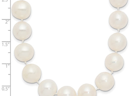 14K gold pearl necklace, further view