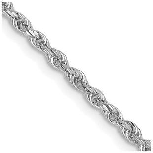 14k White Gold Chains Style WQT016 - Classique Jewelry Inc.