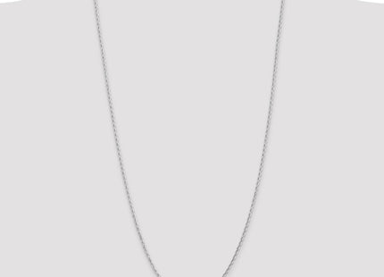 14K White Gold Diamond-cut Quadruple Rope Lobster Clasp Chain (Style WQT018-30)