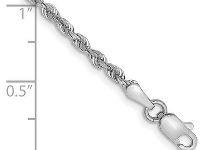 14k White Gold Chains Style WQT018 - Classique Jewelry Inc.