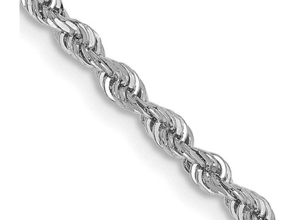 14k White Gold Chains Style WQT018 - Classique Jewelry Inc.