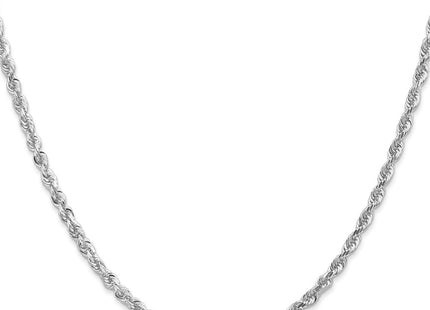 14k White Gold Chains Style WQT023 - Classique Jewelry Inc.