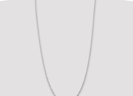 14K White Gold Diamond-cut Quadruple Rope Lobster Clasp Chain (Style WQT023-30)
