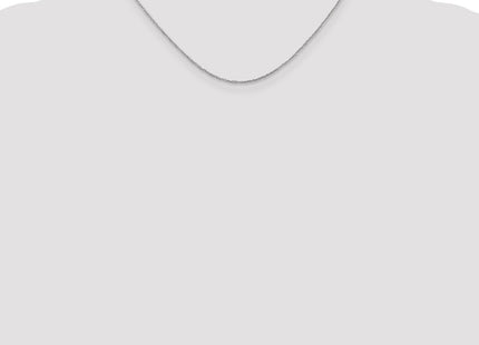 14K White Gold . Ropa with Spring Ring Clasp Chain (Style WRPA020-16)