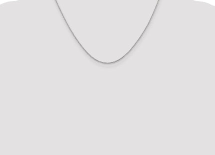 14K White Gold . Ropa with Spring Ring Clasp Chain (Style WRPA020-18)