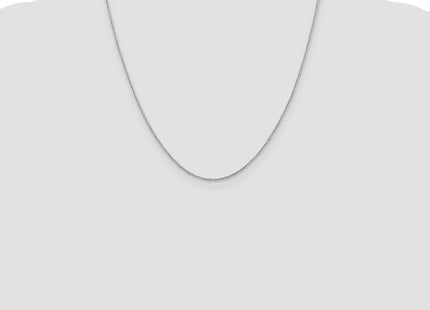 14K White Gold . Ropa with Spring Ring Clasp Chain (Style WRPA020-20)