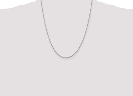 14K White Gold . Ropa with Spring Ring Clasp Chain (Style WRPA020-22)
