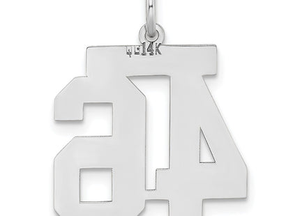 14k White Gold Jewelry Style WSM46 - Classique Jewelry Inc.