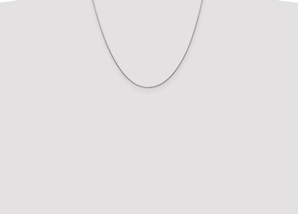 14K White Gold . Round Snake with Lobster Clasp Chain (Style WSNA060-20)