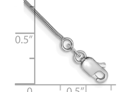 14k White Gold Chains Style WSNA080 - Classique Jewelry Inc.