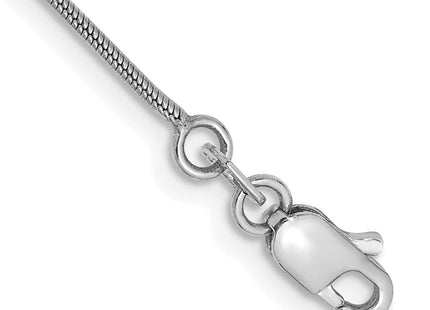 14k White Gold Chains Style WSNA080 - Classique Jewelry Inc.